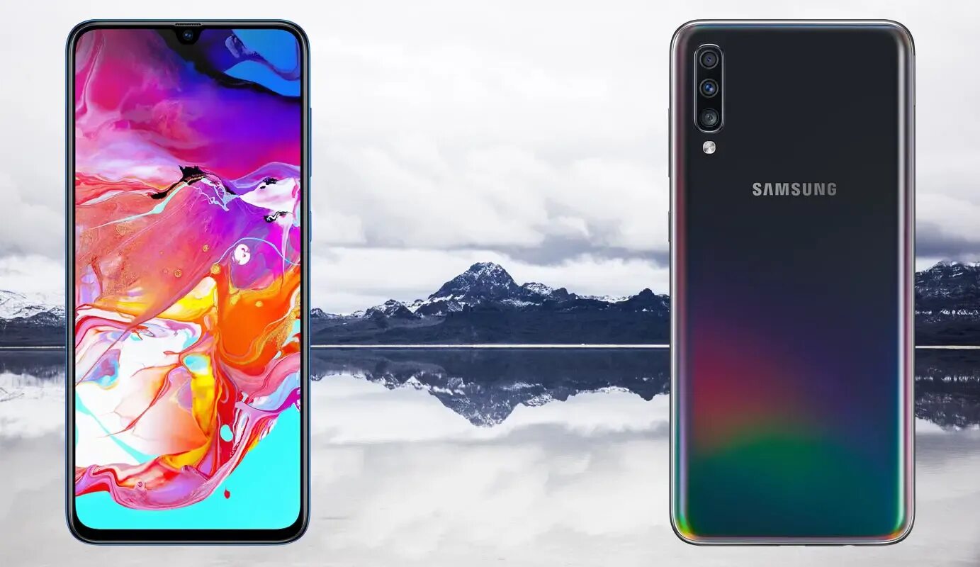 Телефоны самсунг 6 128. Samsung Galaxy a70. Samsung Galaxy a70 128gb. Samsung Galaxy a70 (a705f). Samsung Galaxy a70 6/128gb.