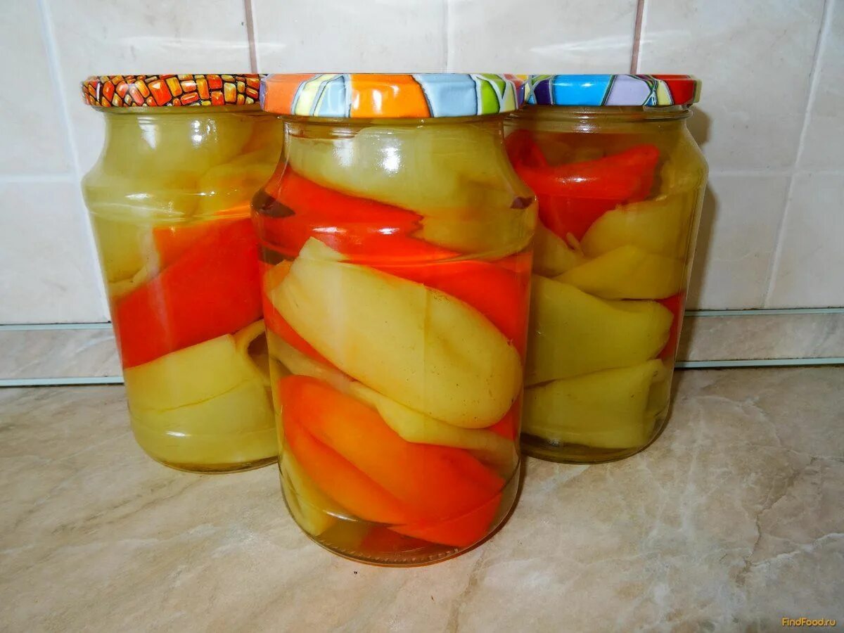 Перец маринованный с медом ( заготовки на зиму) Перец, Рецепты, Полезные салаты 