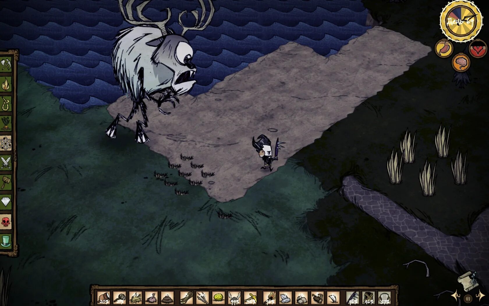Медведь донт старв. Don&#039;t starve циклоп. don&#039;t starve циклоп олень. босс олень донт старв. донт старв тугезер.