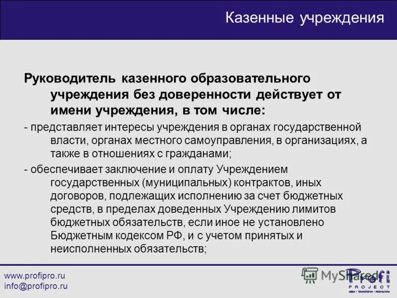 Полномочия казенного учреждения. Полномочия руководителя казенного учреждения. Директору казенного учреждения. Инструкции казенного учреждения.