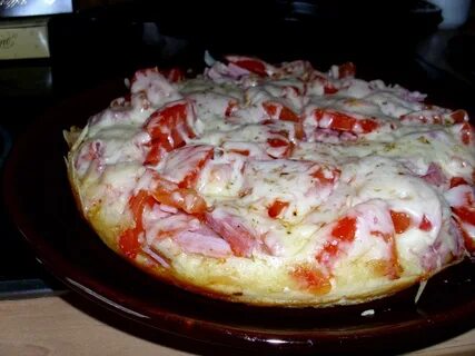 Быстрая пицца без майонеза и сметаны