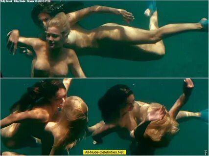 Kelly Brook fully nude scenes from Piranha 3D with Riley Steele.