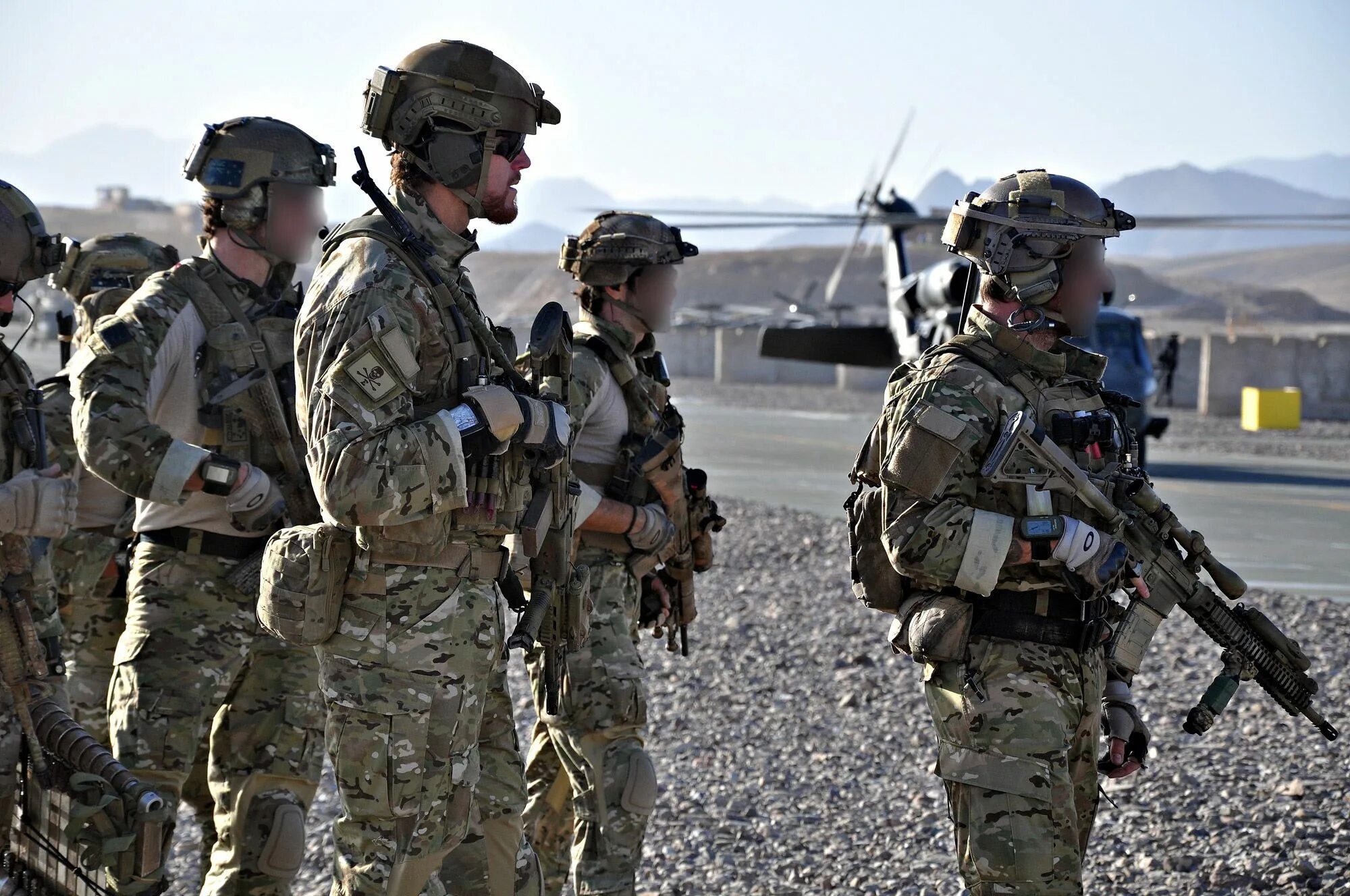 Serving in the army