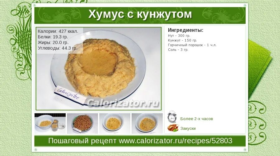 Сколько углеводов в кунжуте