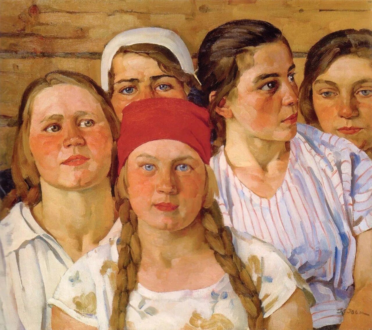 «Подмосковная молодёжь», 1926 Юон. Юон Подмосковная молодежь. Советское искусство в 30 годы