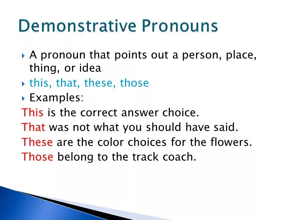 What are these subjects. Demonstrative pronouns. Demonstrative pronouns презентация. Местоимения в demonstrative pronouns. Demonstrative pronouns правило.