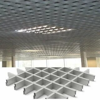 Решетчатого растрового потолка