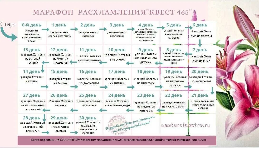 Уход за 1 неделю. Чек лист расхламление. ЧЕЛЛЕНДЖ 30 дней расхламления. Чек лист по расхламлению. План расхламления.