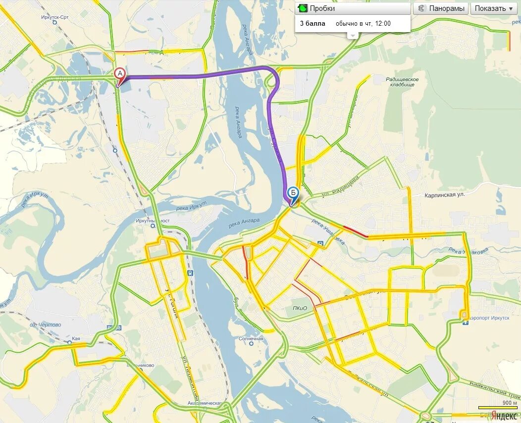 Пробки на дорогах иркутск