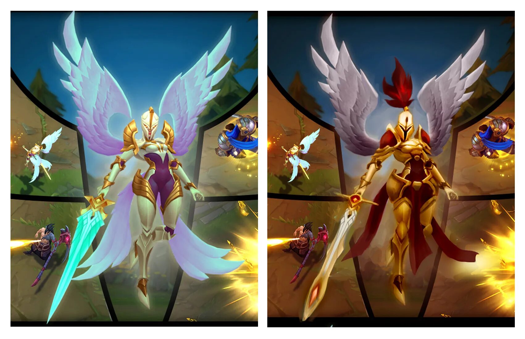 Kayle, the judicator. Железный инквизитор кейл. Кейл и моргана сплеш арт league of legends. Убийца драконов кейл. Вершительница кейл.