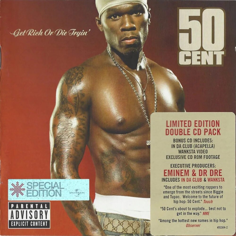 Татуировка get rich or die tryin. Разбогатей или сходни 2005. 50 cent разбогатей или. 50 cent get rich or die tryin 2003. Get rich or die tryin' обложка.