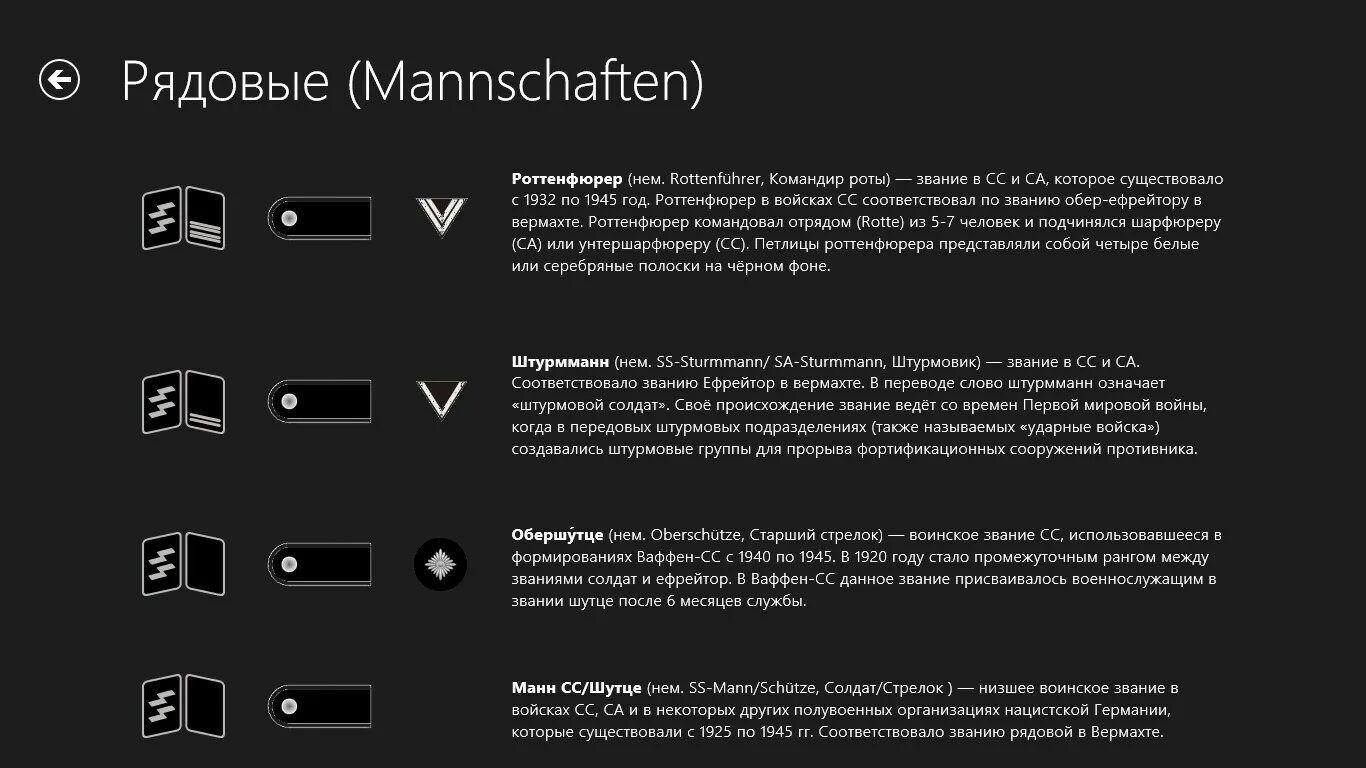 Звания в СС Германии 1941-1945. Воинские звания 3 рейха. Ранги нацистов. Нацистские звания СС.
