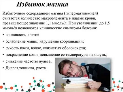 Интоксикация магнием