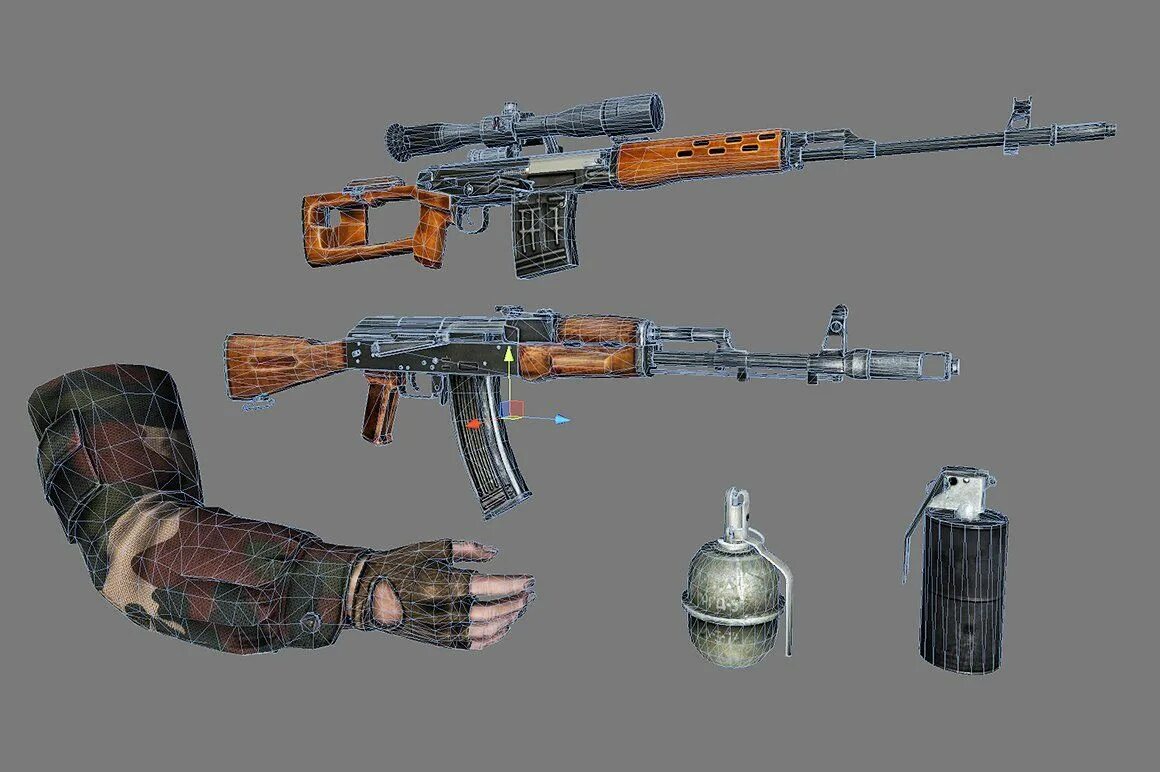 Russian weapon pack. АК 74 3д перезарядки. Atom RPG АК 74. СВД И АК 74. Russian Weapons Pack.