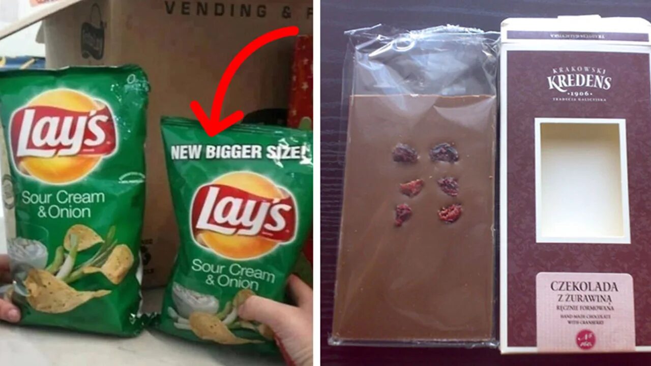 Обманывающая реклама. Обман производителей продуктов. Еда на упаковке и в реальности. Обман с упаковкой. Как нас обманывают производители.