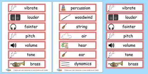 Music words