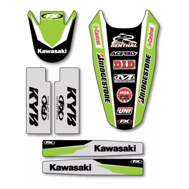 Кроссовые наклейки. Наклейки на kx 250. наклейки на кроссовый мотоцикл кавасаки. наулейки на кроссовфй мот. наклейка на заднее крыло кроссового мотоцикла.