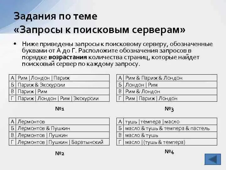 Запросы по поисковому серверу. Запросы в порядке возрастания Информатика. Ниже приведены запросы. Ниже приведены запросы к поисковому.