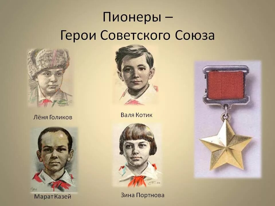 Пионеры герои герои советского Союза.