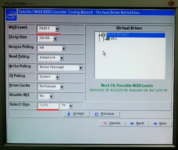 Intel raid driver. Intel raid configuration utility. intel raid 1 volume. intel raid 1 volume (931 гб). intel raid 5 volume (1863 гб).