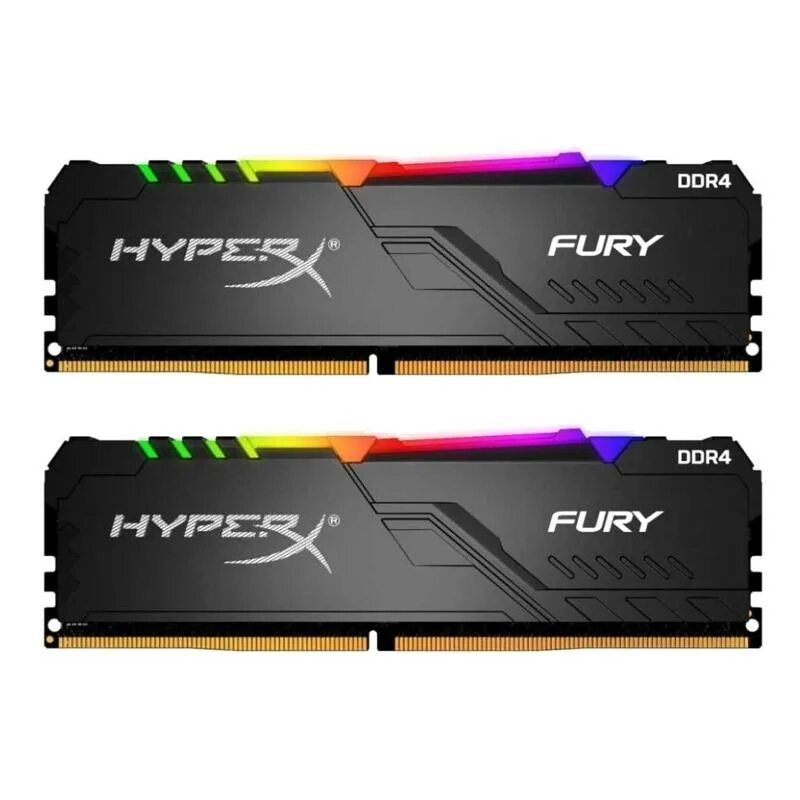 Hyperx память 16 гб. Оперативная память HYPERX Fury 16gb ddr4. Оперативная память HYPERX Fury 8gb ddr4. Kingston HYPERX Fury Black ddr4. HYPERX Fury ddr4 16gb RGB.