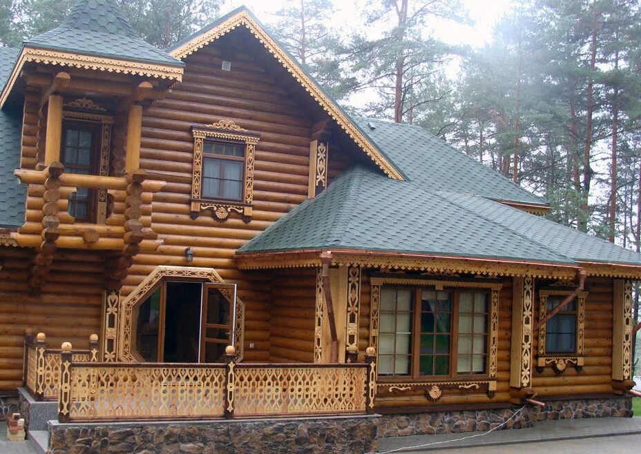 Красивые дома из бревна. Терем из лиственницы. таежный терем. дом из оцилиндрованного бревна терем. терем из оцилиндрованного бревна.