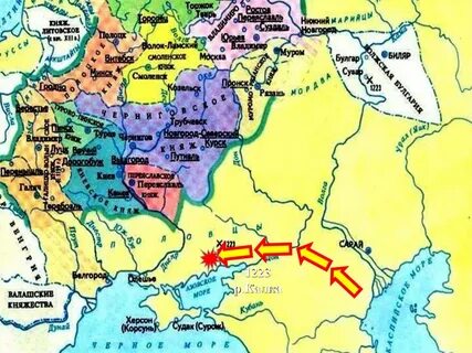 Река калка на карте древней руси