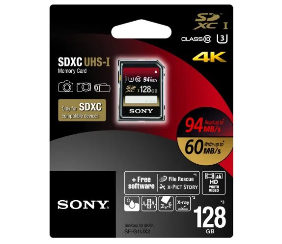 Uhs i u3. Sony SDXC 64gb. Карта памяти Sony SF-64ux. Карта памяти Sony SDXC 64. Карта памяти Sony 32 GB.