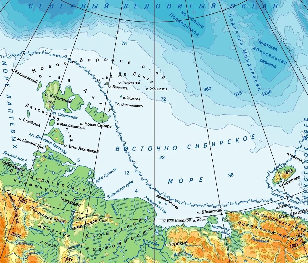 Береговые острова на карте. Остров Вилькицкого (Восточно-Сибирское море). Восточно-Сибирское море на карте. Заливы Восточно Сибирского моря на карте России.