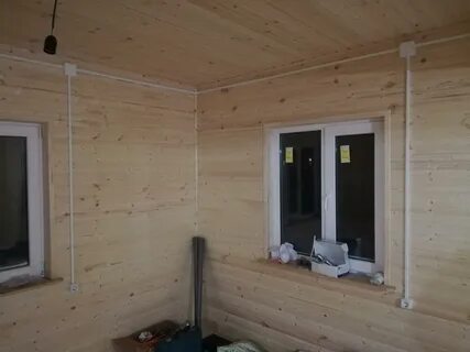 Канал деревянном доме