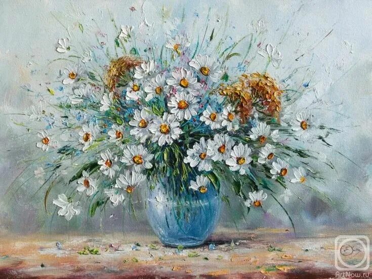 Букет ромашек картины. Букет ромашек картины. Букет ромашек натюрморт живопись художник журавский владимир. Картина ромашки. Albert kechyan художник.