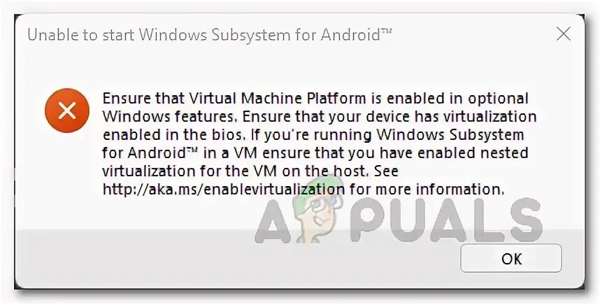 Unable to start file