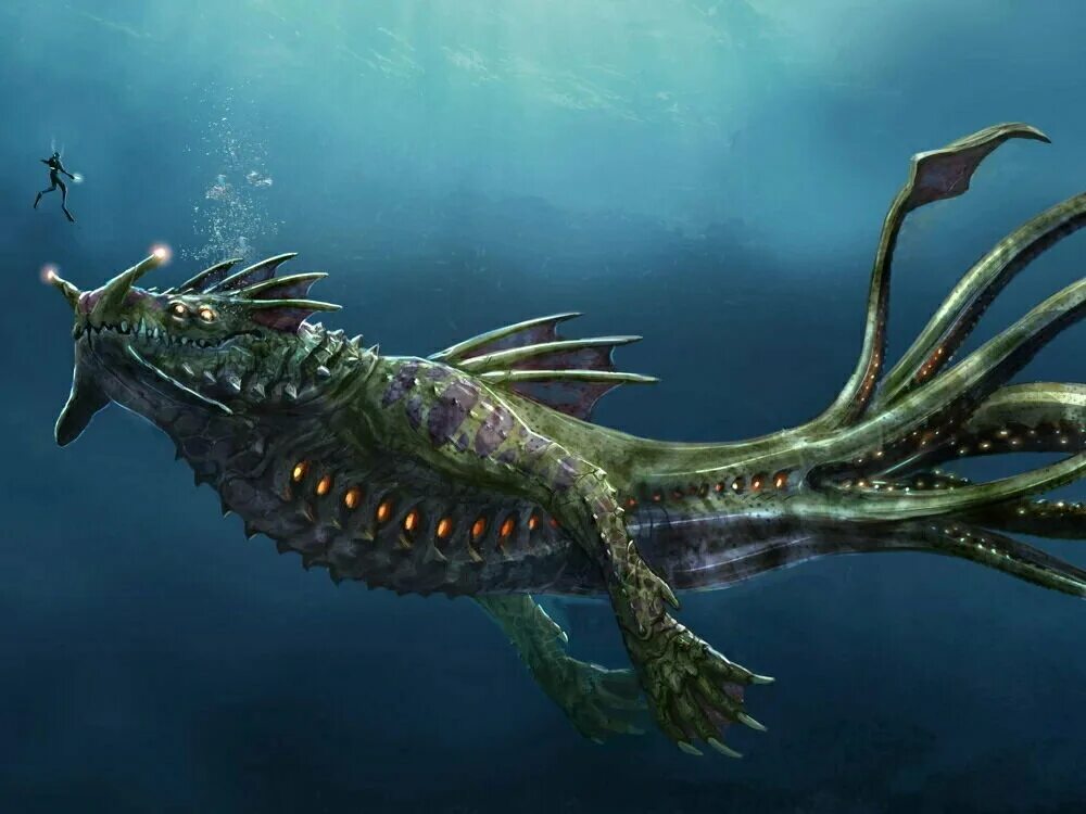 Подводные монстры в реальной жизни. Морской левиафан subnautica. Блэк десерт морские монстры. Левиафан морской император. Игра подводные монстры.