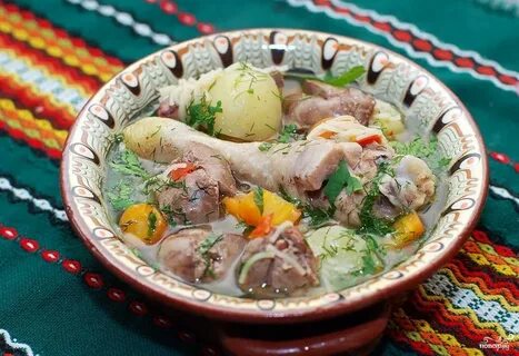 Суп из голени и картошки