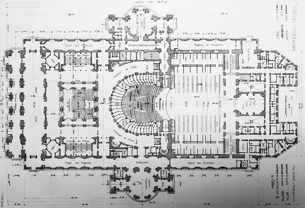 Опера Гарнье в Париже план. Опера Гарнье в Париже план и фасад. Опера Гарнье планировка. Здание оперы Гарнье чертежи план. Планы года театра
