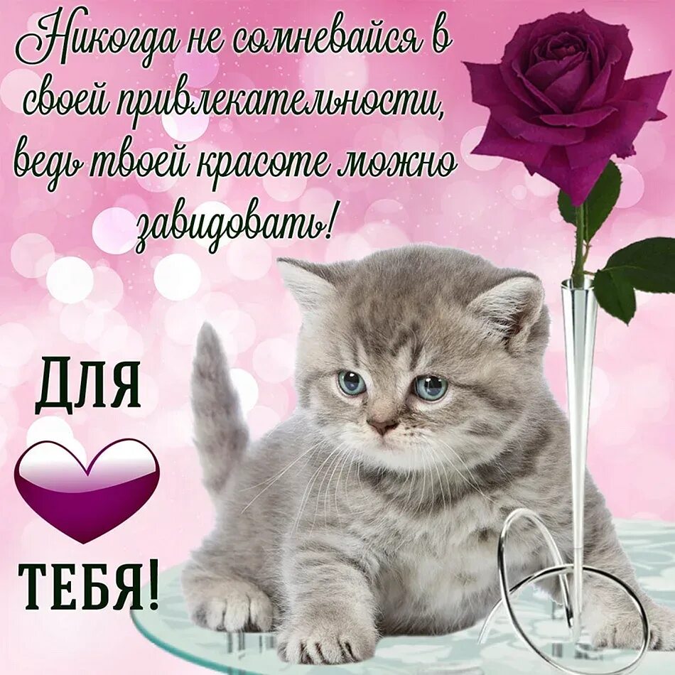 Комплименты любимой своими словами короткие