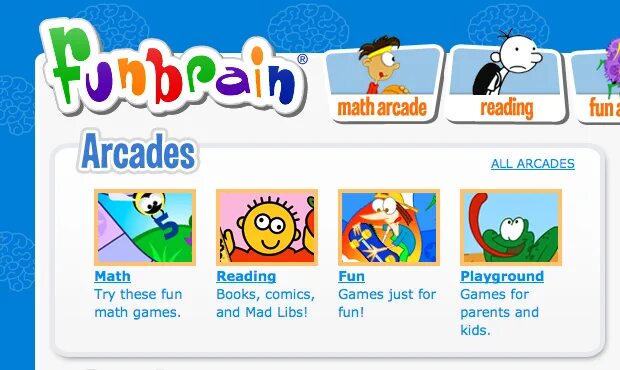 Funbrain. Funbrain games Videos and books for Kids. Funny Brain.