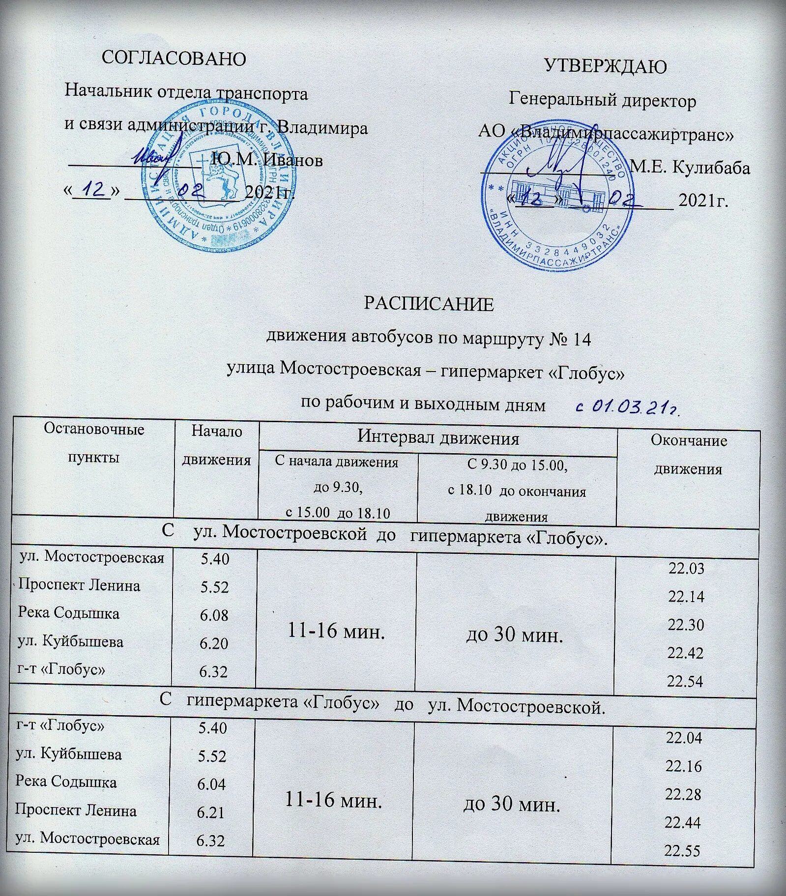 Расписание 14 автобуса пермь на сегодня. Владимирпассажиртранс Кулибаба. Расписание автобусов 14 маршрута во Владимире. МУП Владимирпассажиртранс.