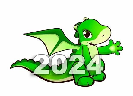 Символ 2024 дракончик нарисовать