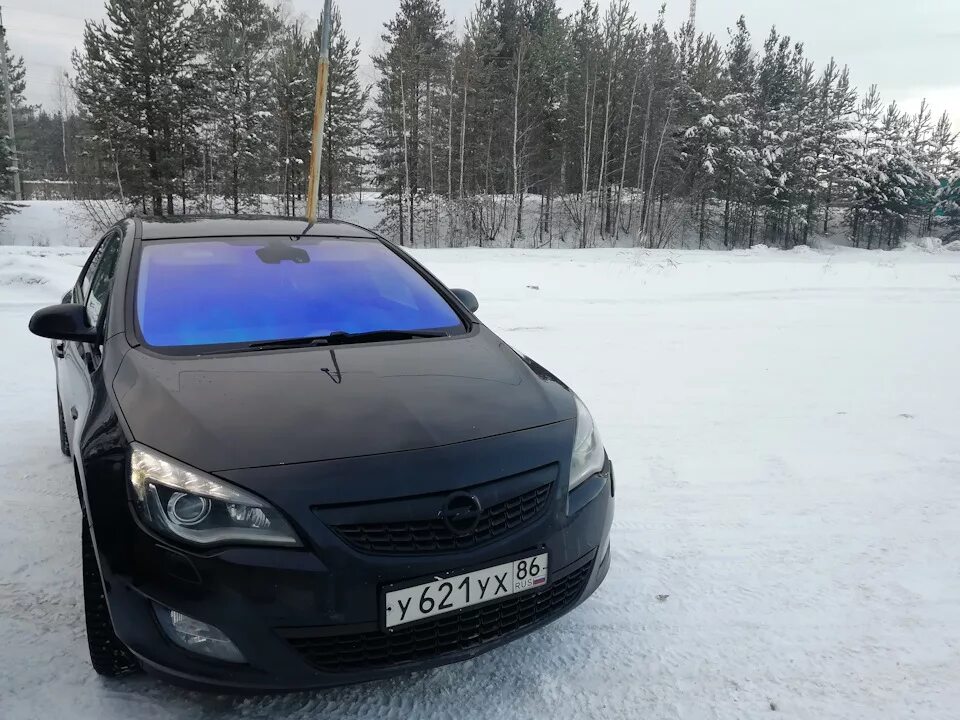 Опель тонированный