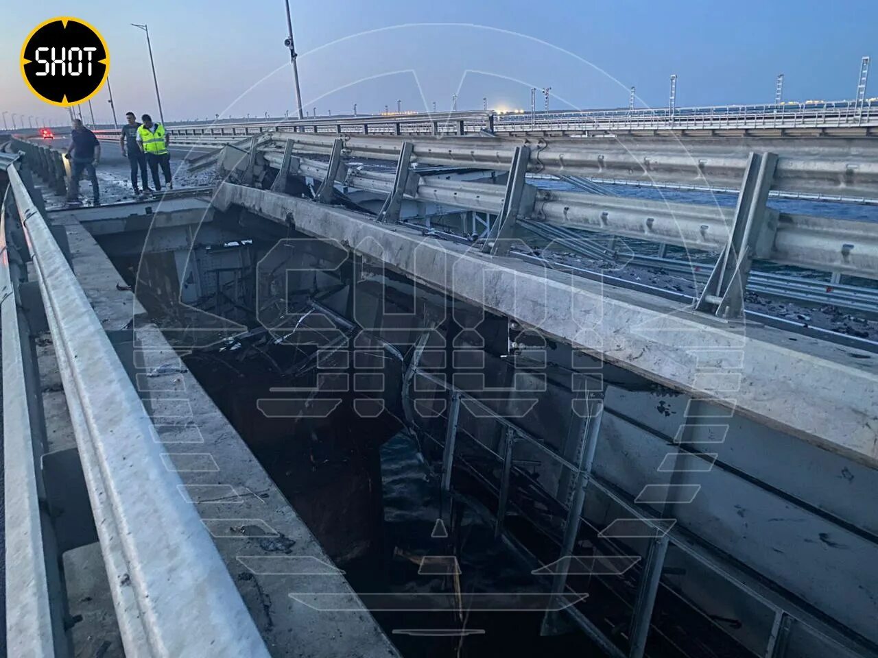 Взрыв крымского моста 2024