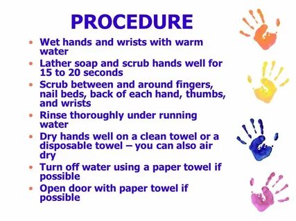 Wet hands
