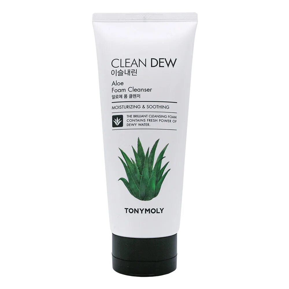 Tony Moly clean Dew Aloe Foam Cleanser. Tony Moly clean Dew Aloe. Умывалка Tony Moly clean Dew. Пенка для умывания с экстрактом алоэ Tony Moly clean Dew Aloe Foam Cleanser.