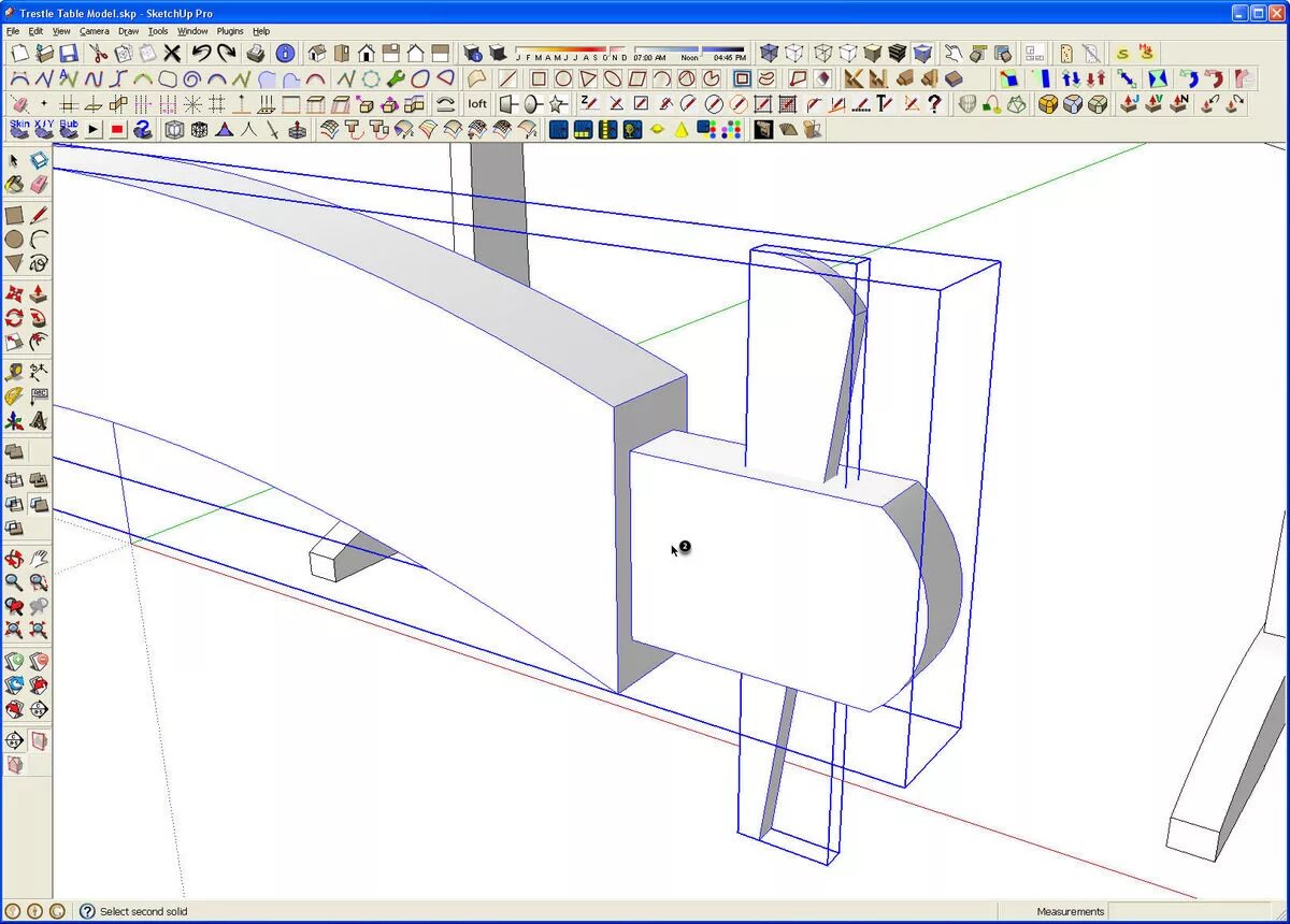 Sketchup труба