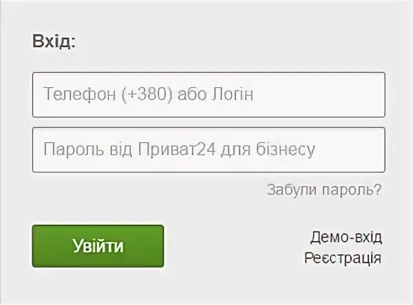 Приват24 для бізнесу вхід логин и пароль