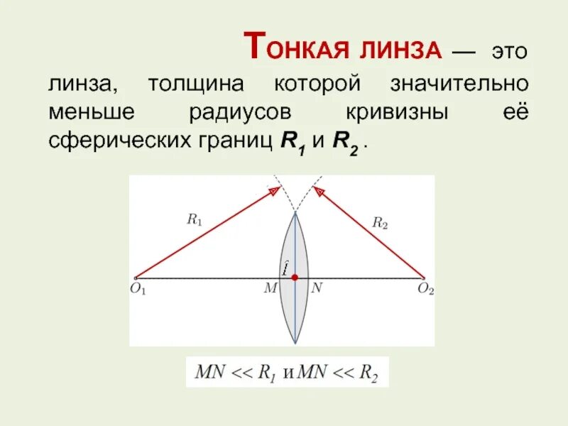 Какая линза тонкая. Понятие тонкой линзы. Тонкая собирающая линза. Какая линза тонкая. Тонкая линза.
