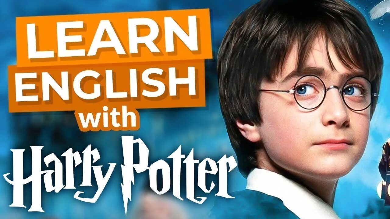 Learn English Harry Potter. English with Harry Potter. Learn English with Harry.