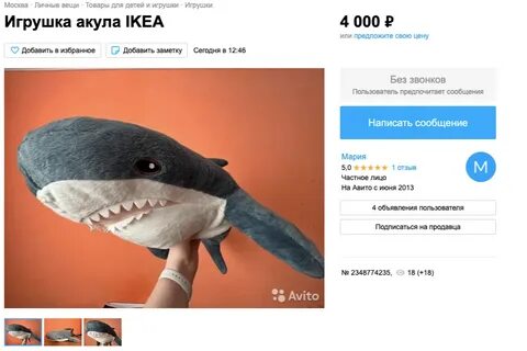 Акула предложение