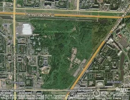 Карта полежаевского парка