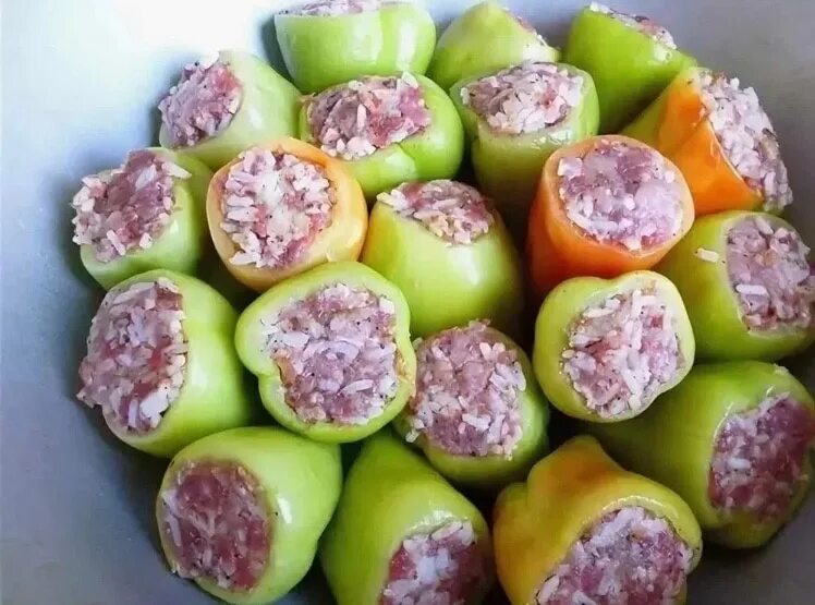Как заморозить фаршированный перец